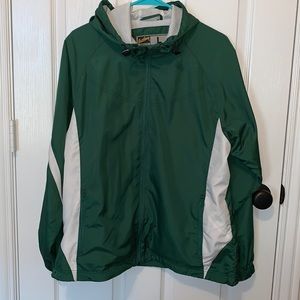 Eastbay green windbreaker jacket